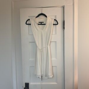 White House Black Market Cream Mini Dress